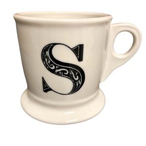 Anthropologie Apothecary‎ Monogram Mug - Letter S
